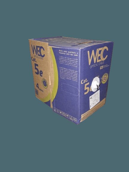 CABO REDE CAT5E (WEC) 4P X 24 AWG PRETO 305M INT/EXT