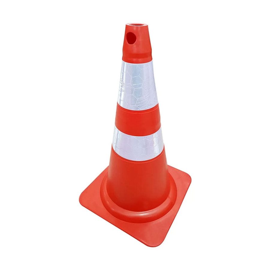 EPI CONE BORRACHA FLEX LARANJA REFLETIVO 75CM