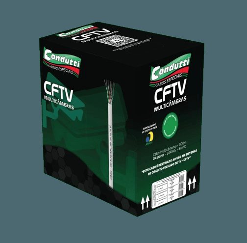 CABO REDE CFTV (CONDUTTI) 4P AZUL 300M