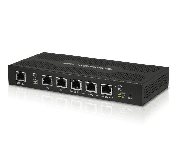 EDGEMAX ROUTER (UBIQUITI) (ERPOE5) 5 PORTAS (COM POE)