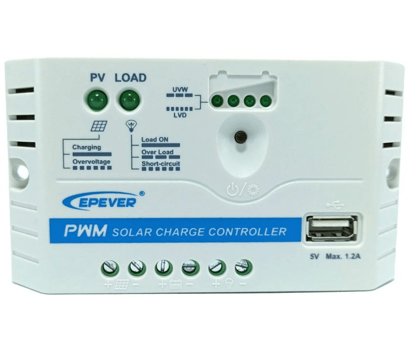 CONTROLADOR CARGA SOLAR (EPEVER) 10A (PWM) LS1024EU (12/24V)