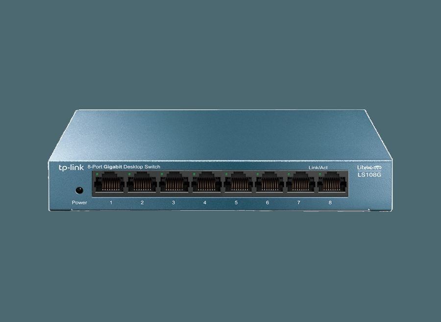 SWITCH (TP-LINK BR) LS108G GIGA 8 PORTAS