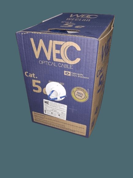 CABO REDE CAT5E (WEC) 4P X 24 AWG AZUL 305M INT/EXT