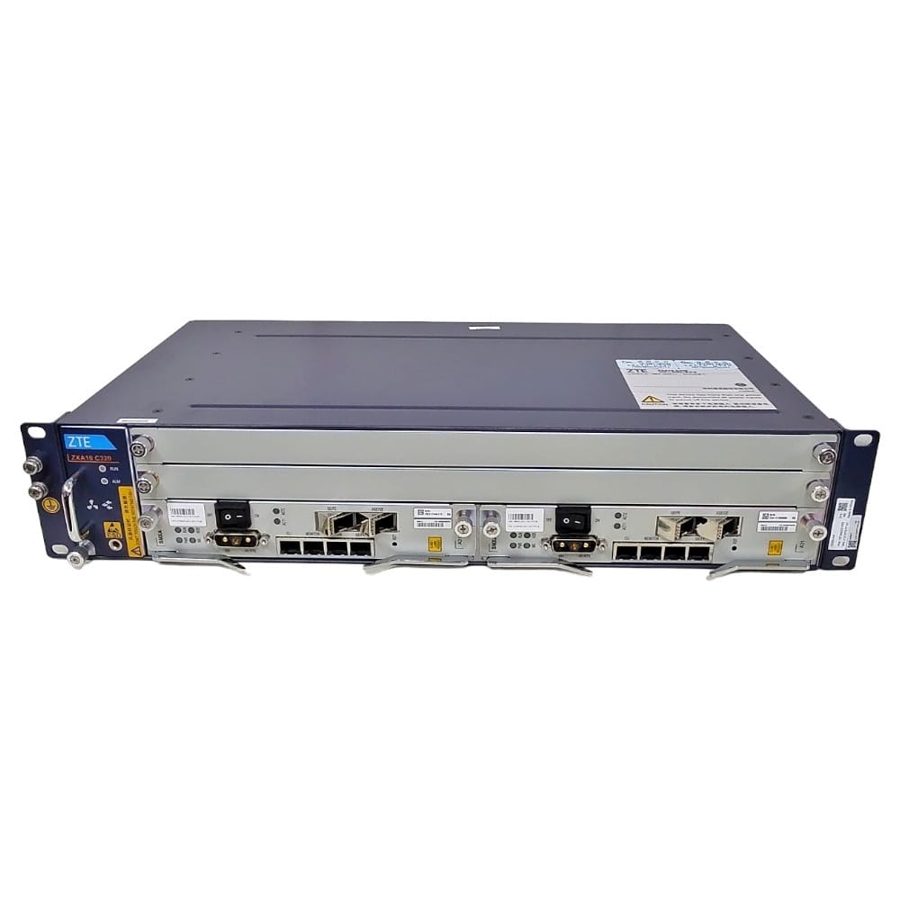 OLT ZTE C320 02U 19 10G UPLINK 2 SMXA DC SEM PLACA