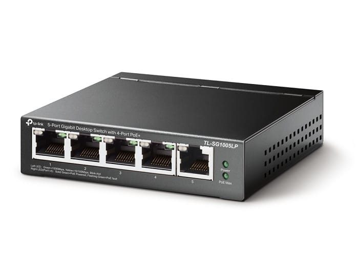 SWITCH HUB (TP-LINK) TL-SG1005LP 10/100/1000 4P POE