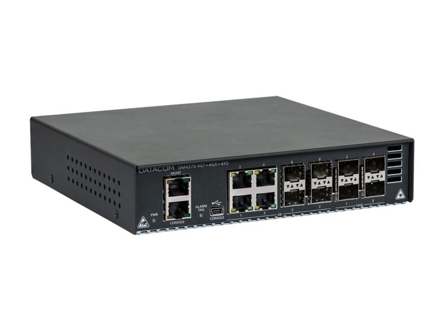 SWITCH DATACOM (DM 4370 4GT-4GX-4XS) 10GE SFPP C/MPLS C/GAB
