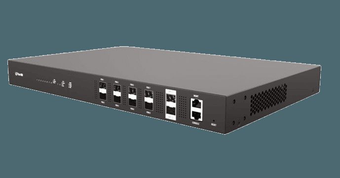 OLT GPON (UBIQUITI) 1U 8P GPON 2P SFP FONTE AC (HOMOL)