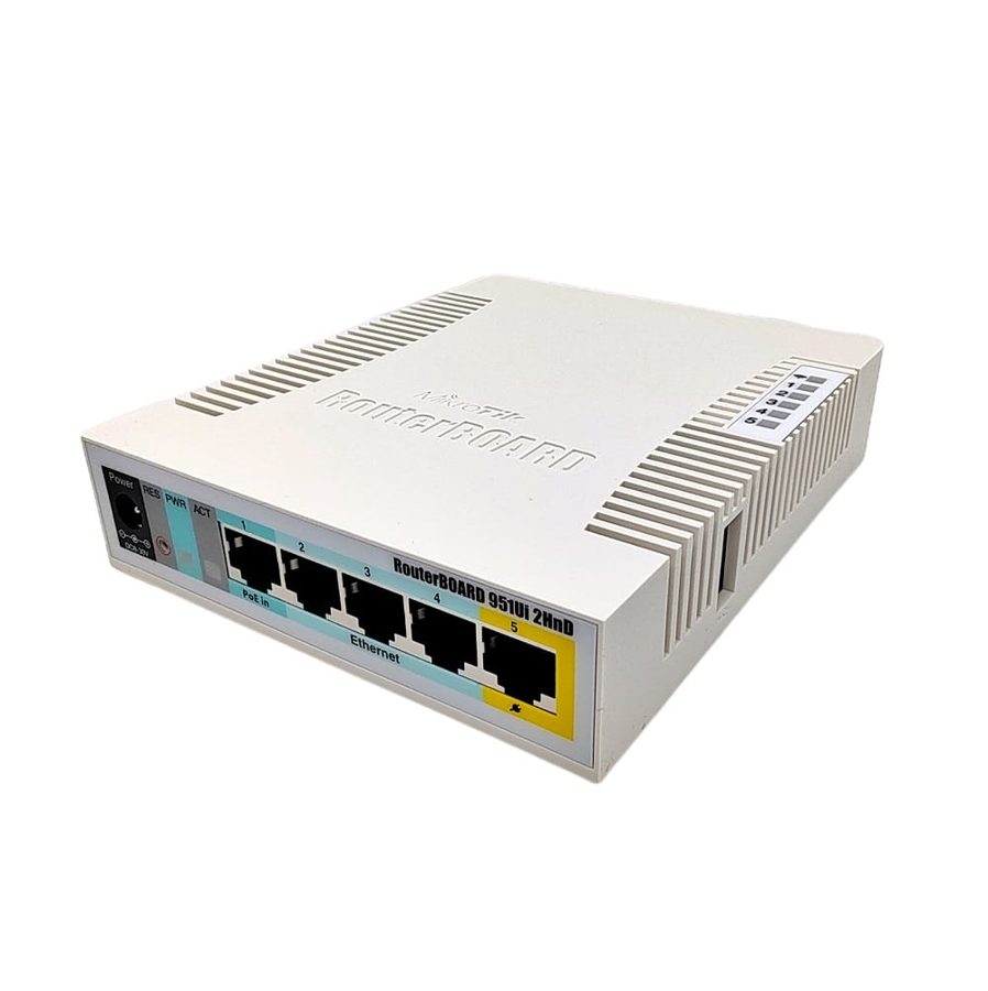 ROUTER BOARD (MIKROTIK) 951 UI 2HND LEVEL 4 (POE)
