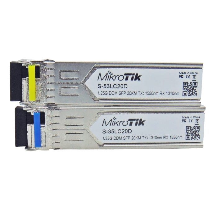 GBIC 20KM 1.25GB SFP MIKROTIK S-3553LC20D SM (LC) – KIT