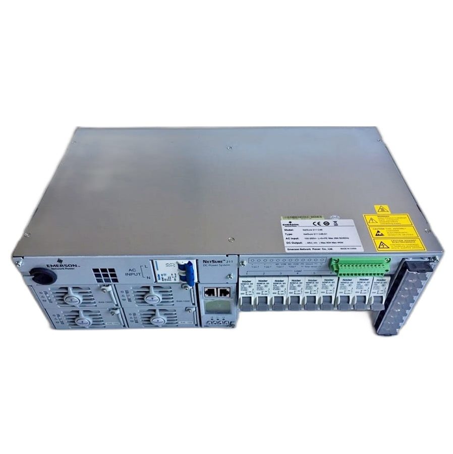 OLT FONTE EMERSON NET211 C46-21 80AMP. 4 RETIF. R48-1000
