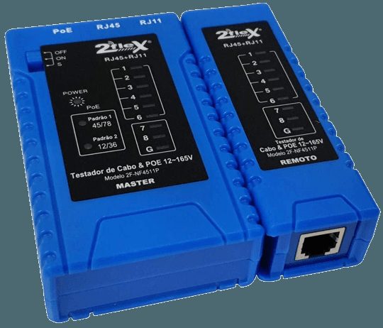 TESTADOR DE CABO (2FLEX) RJ11 E RJ45 (2F-NF4511)