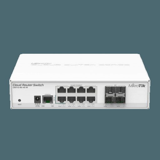 SWITCH (MIKROTIK) CRS112 8G 4S IN (24V)