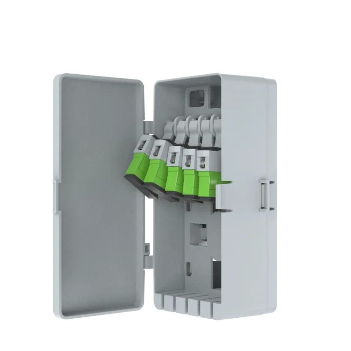 MODULO BOX (FIBRACEM) 1X8 FTTA ADAPT MINI SC/APC