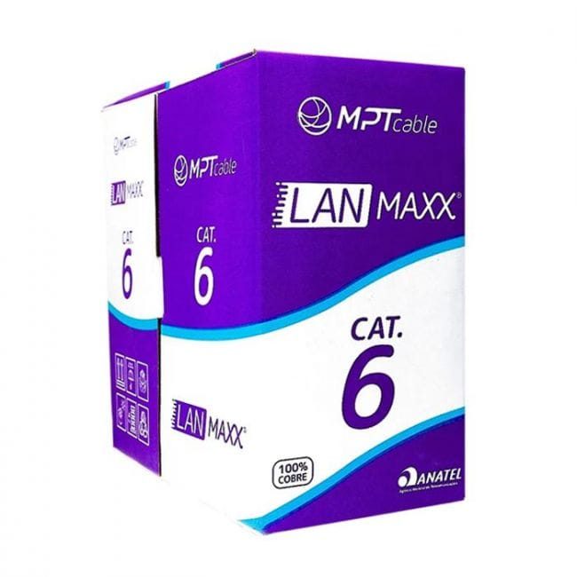 CABO REDE 6E COBRE (MPT) 4P CINZA 305M INT