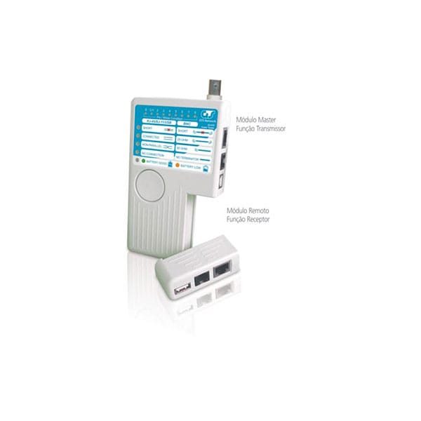 TESTADOR DE CABO RJ11 RJ45 BNC E USB