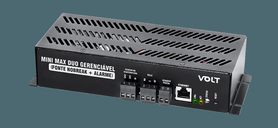 FONTE NOBREAK DUO GERENCIAVEL (VOLT) MINI MAX 13,8V/5A